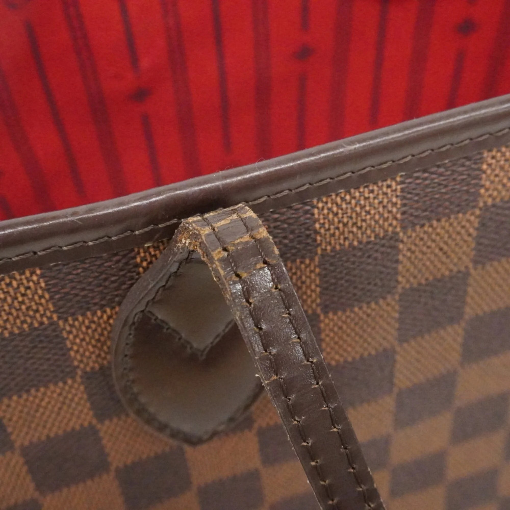 LOUIS VUITTON Authentic Brown Damier Neverfull MM Tote Bag - Picture 14 of 16